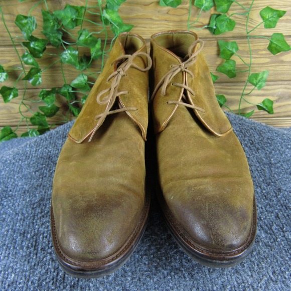 Armando Silva Zegna Men\'s 43 EU Brown Suede Leather Ankle Chukka Boots‎ main image 7